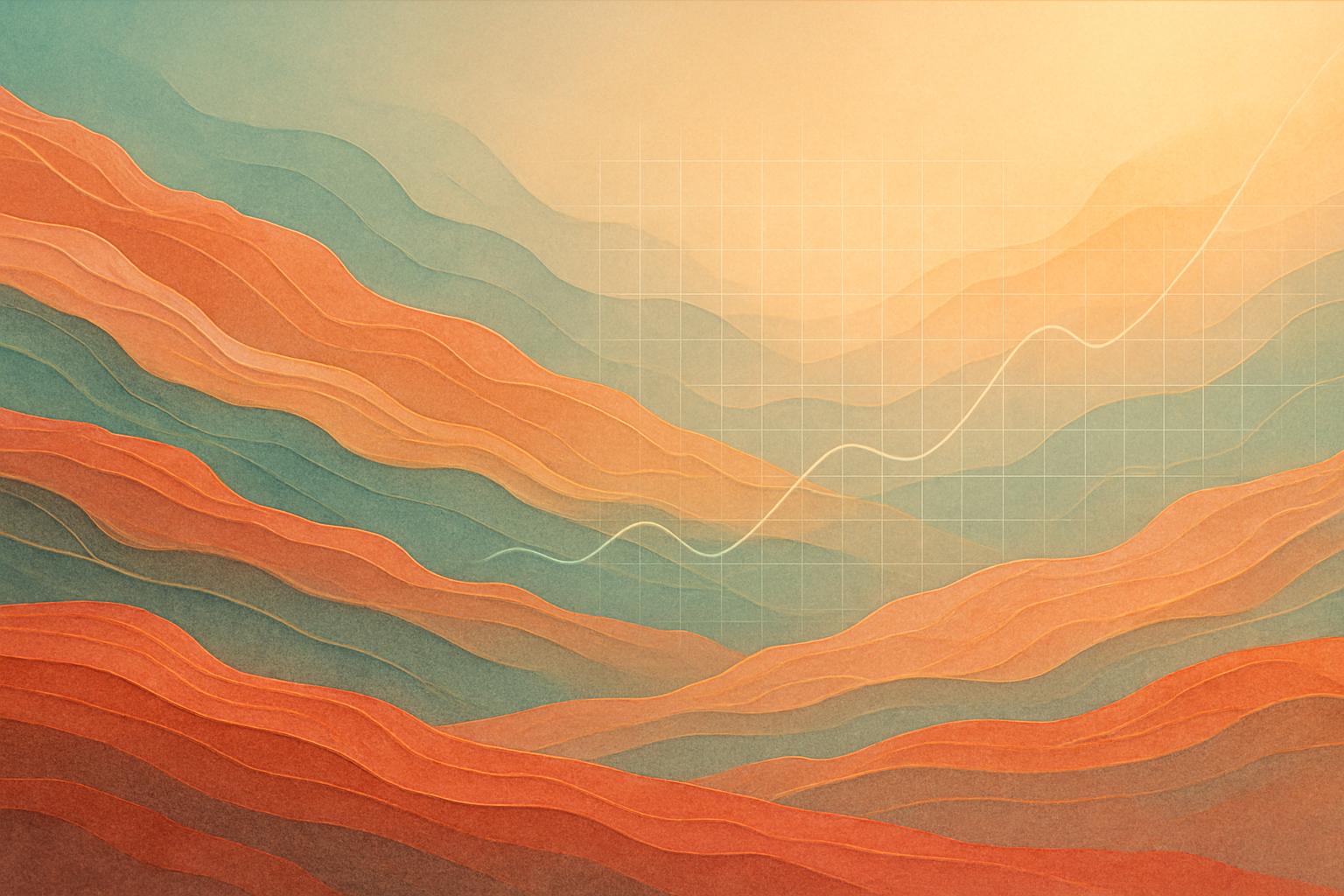Abstract healthcare & data visualization backdrop